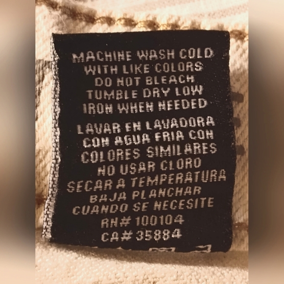 S.O.N.G. Women's Off White Distressed Jeans | Timeless Fit | Size 7/28 - Picture 7 of 7